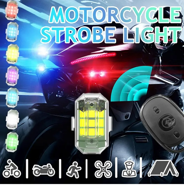 Lumini de modificare a motocicletelor auto, lumini de stroboscop drone, lumini de alarma în aer liber
