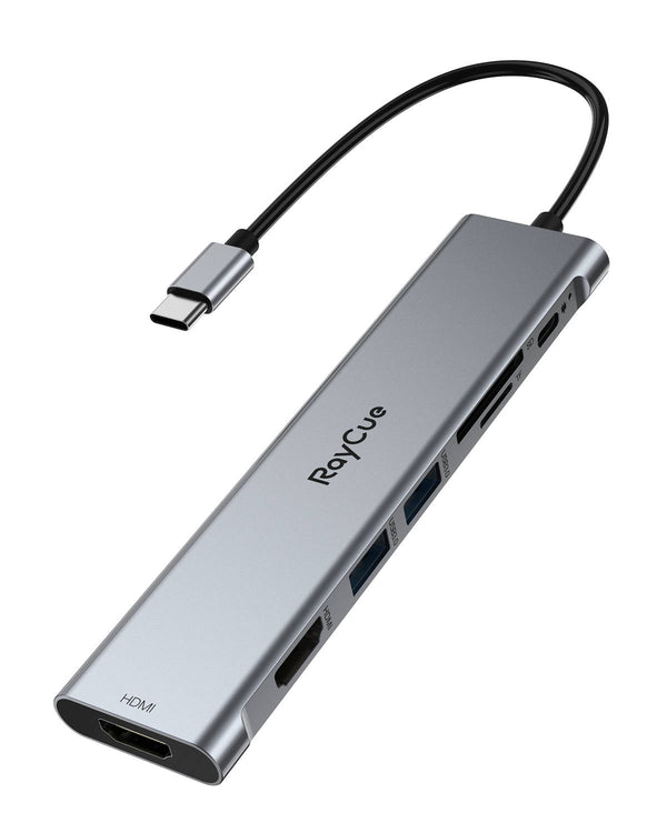 RayCue ExpandPro Elite 7-in-1 USB-C Hub with Dual HDMI