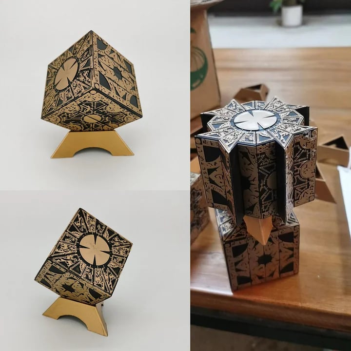Removable  Puzzle Box with Stand-Lament Configuration