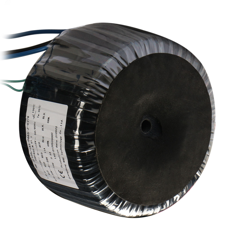 Customized ring transformer 220v 240v 12v 24v for audio amplifiers power transformer cooper toroidal transformer-nretec