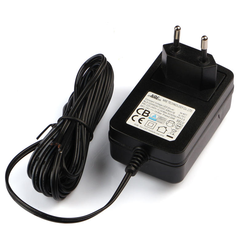 Top Quality 12v 1a Wall Charger 24v 500ma Us Power Plug 12v 24v 12w Us Power Adapter Switching Power Supply Led Driver-nretec
