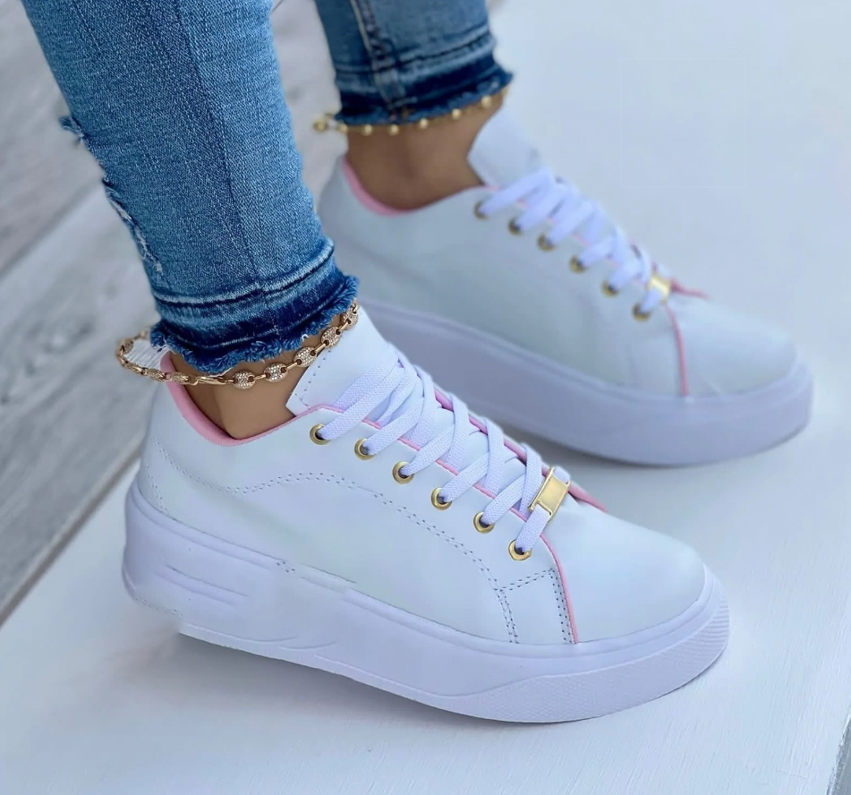 Tommy Hilfiger Evropski in ameriški modni novi ženski ortopedski čevlji z okroglimi prsti za prosti čas