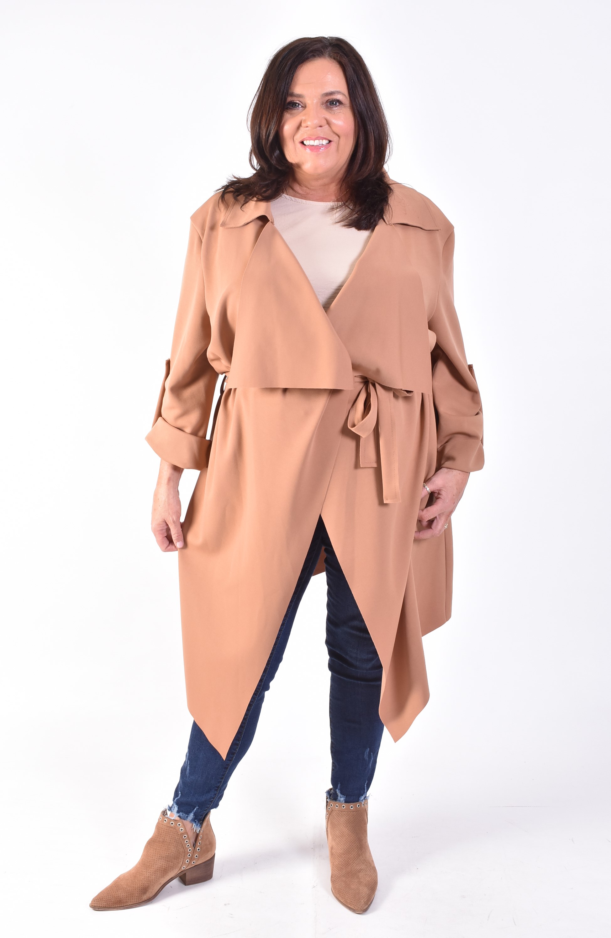 Tan deals waterfall jacket