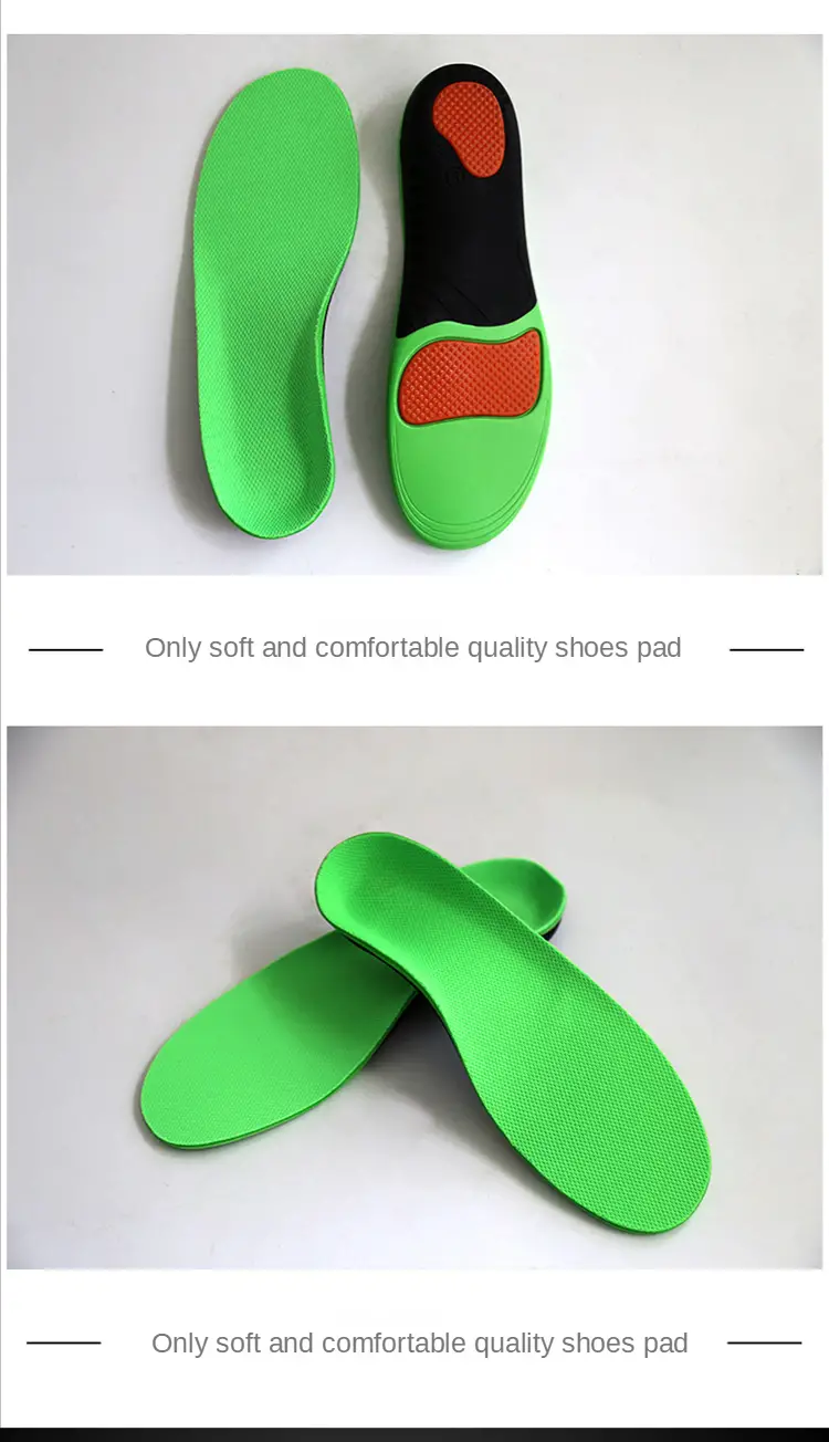 eva orthopedic shoe insert flat arch support sports insole details 7