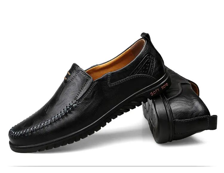 clohoo mens fashion handmade comfortable casual loafers with soft sole details 17