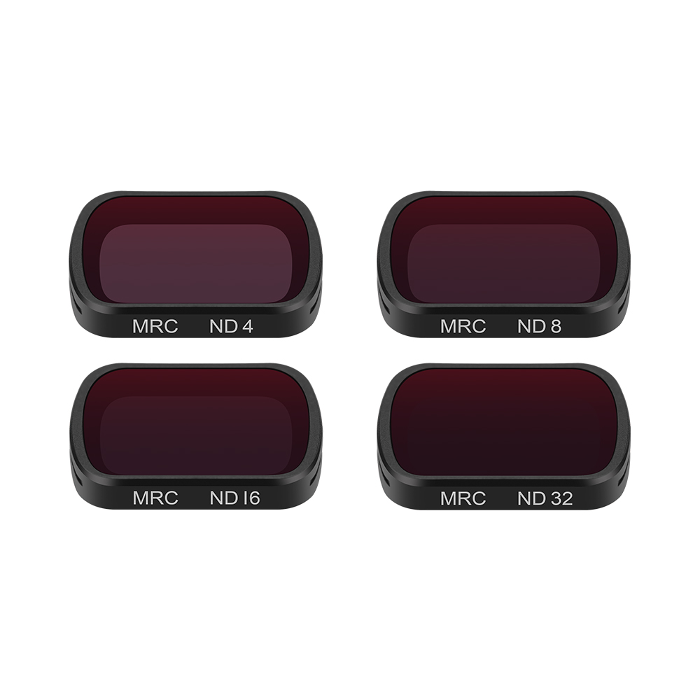 BRDRC 4PACK (ND4+ND8+ND16+ND32) Lens Filter for DJI Pocket 2