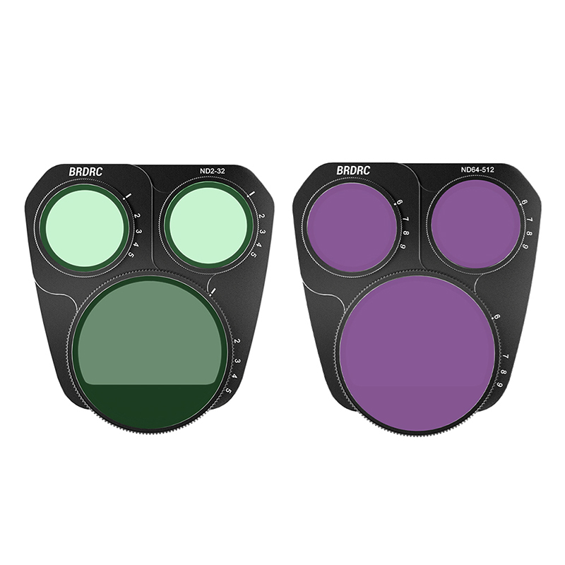 BRDRC Variable 2PACK(VND2-5+VND5-9) Lens Filter for DJI Mavic 3 Classic