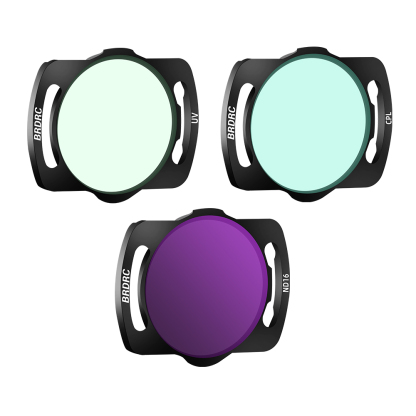 BRDRC 3PACK (UV+CPL+ND16) for DJI O3
