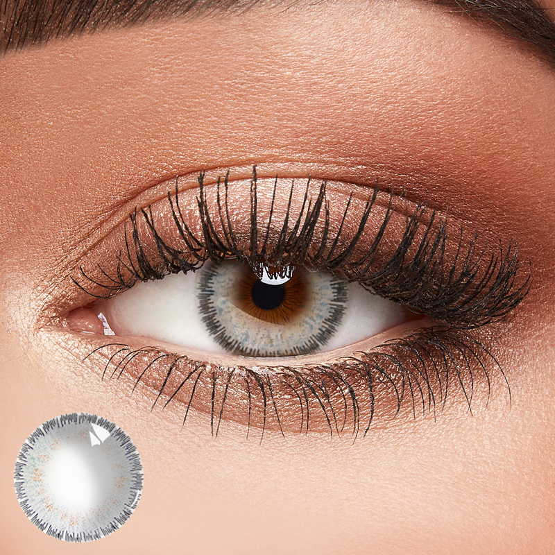 Angel Tricolor Gray Coloured Contact Lens