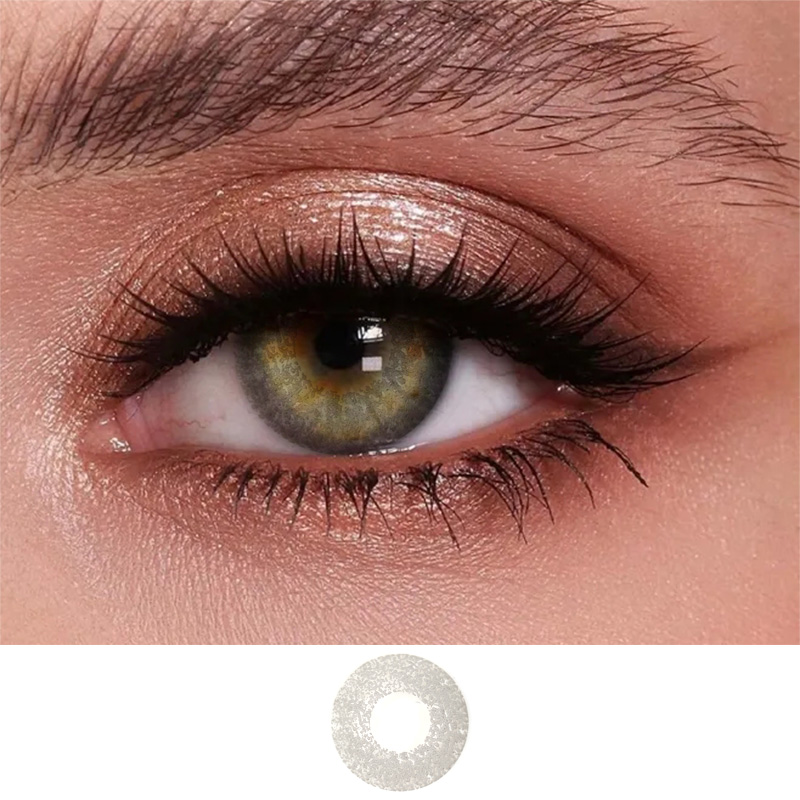 Flashing Grey Coloured Contact Lens