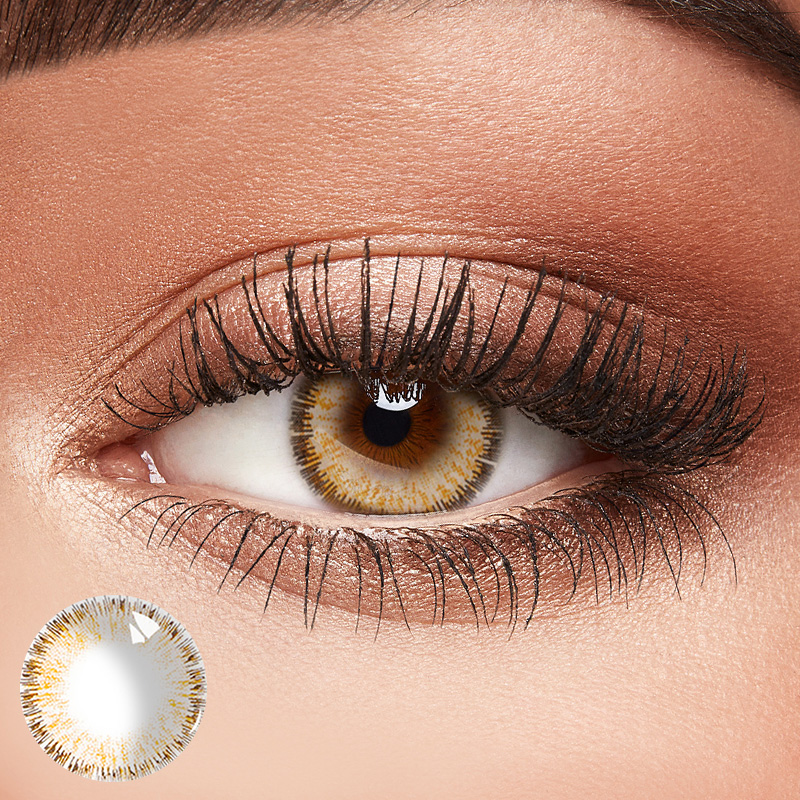 Angel Tricolor Brown Coloured Contact Lens