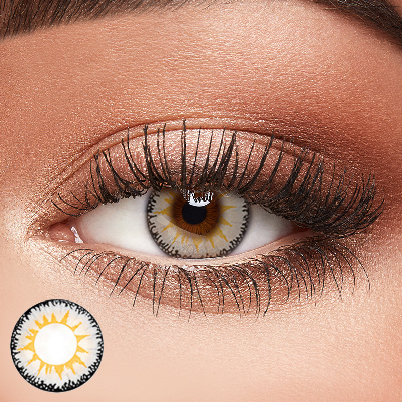 Sun Grey Coloured Contact Lens
