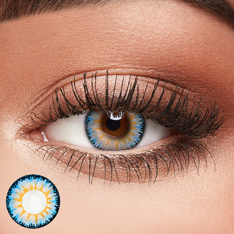 Sun Blue Coloured Contact Lens