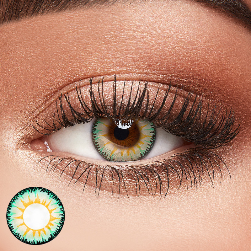 Sun Green Coloured Contact Lens