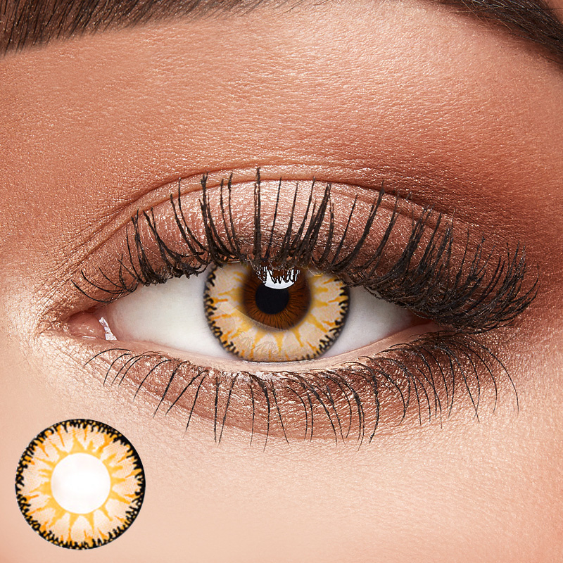 Sun Brown Coloured Contact Lens