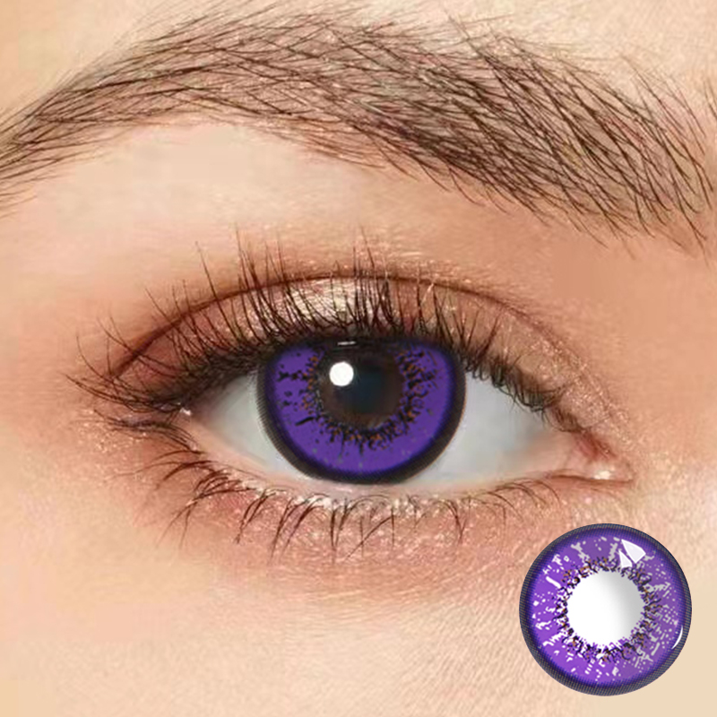 Aiyanye Purple Coloured Contact Lens