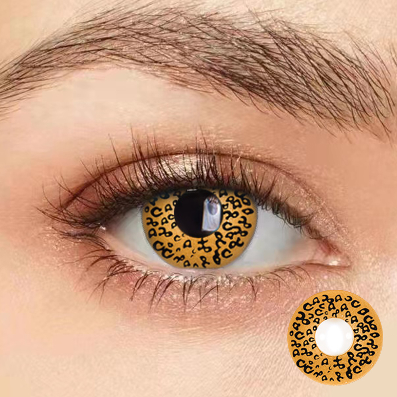 Leopard Coloured Contact Lens