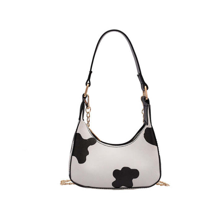 Cow pattern portable messenger bag