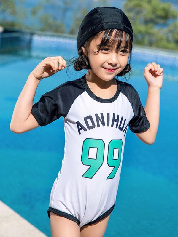 Aonihua Sweet Girl One Piece Swimwear