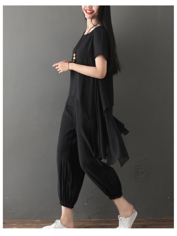 LOOSE CROPPED SOFT SUITS