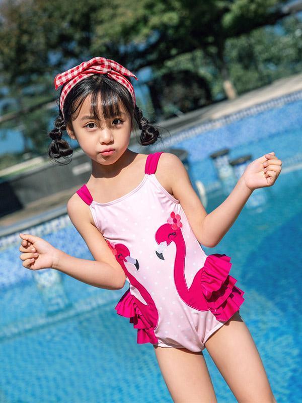 Aonihua One Piece Lovely Princess Swimwear