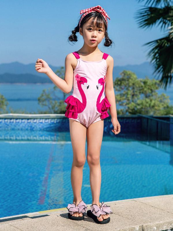 Aonihua One Piece Lovely Princess Swimwear