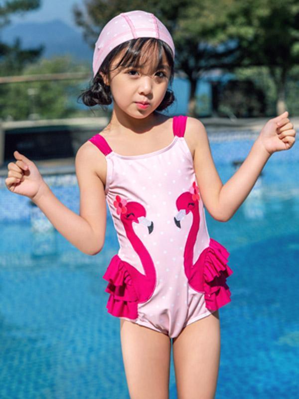 Aonihua One Piece Lovely Princess Swimwear