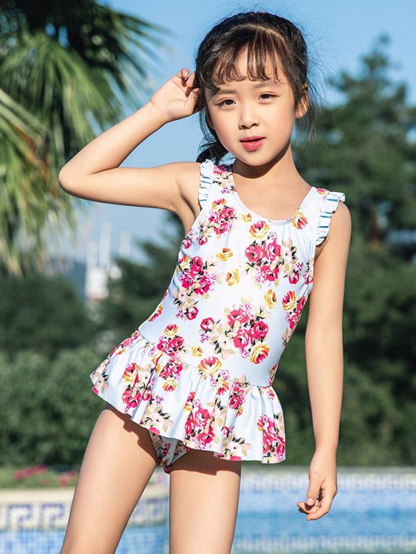 Aonihua Lovely Bowknot Princess Swimwear