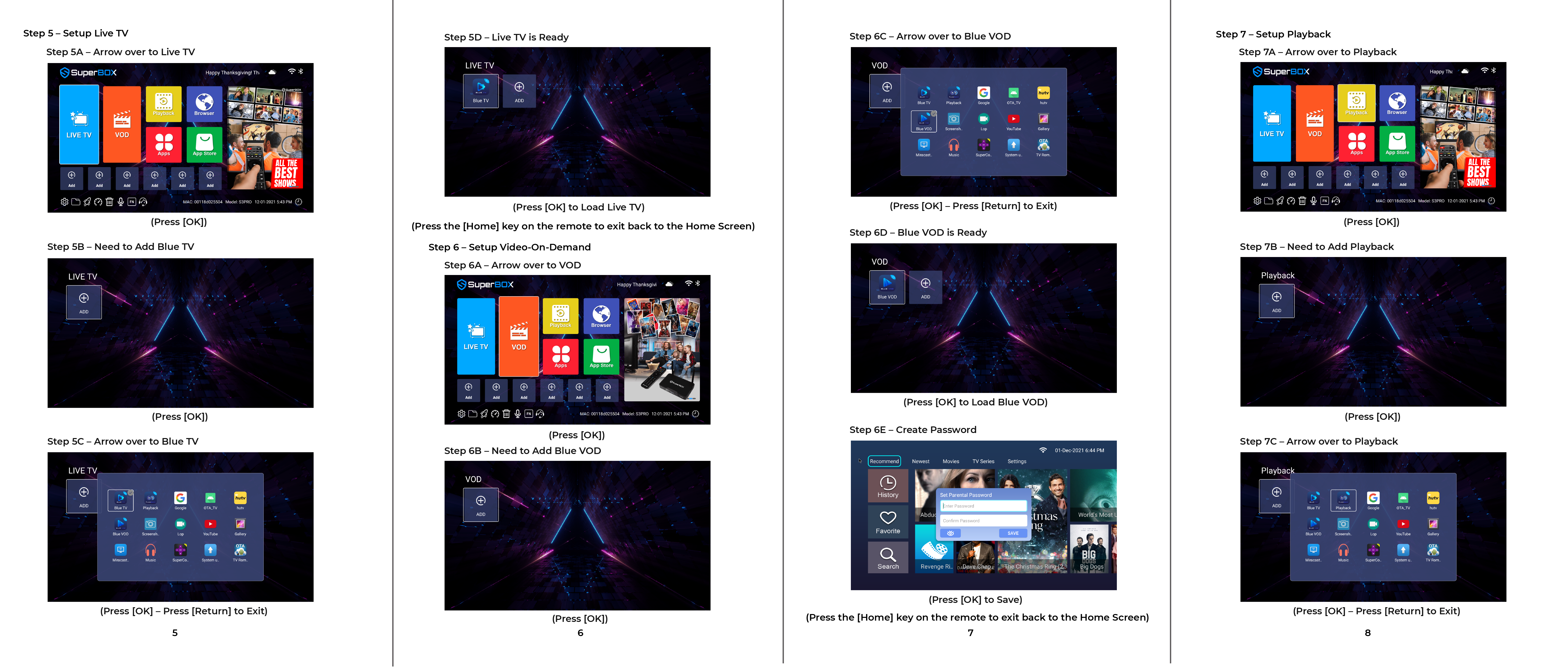 SuperBox setup guide