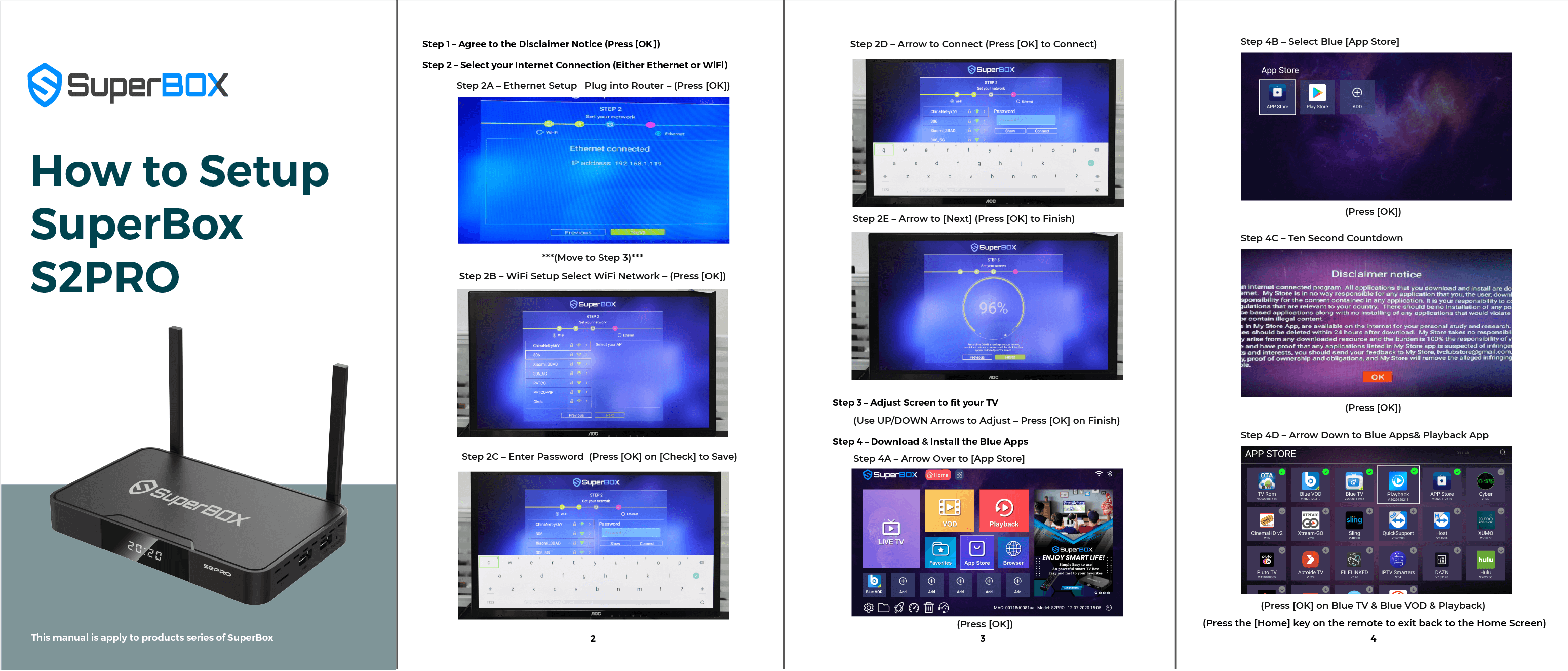 how to set up superbox s2 pro