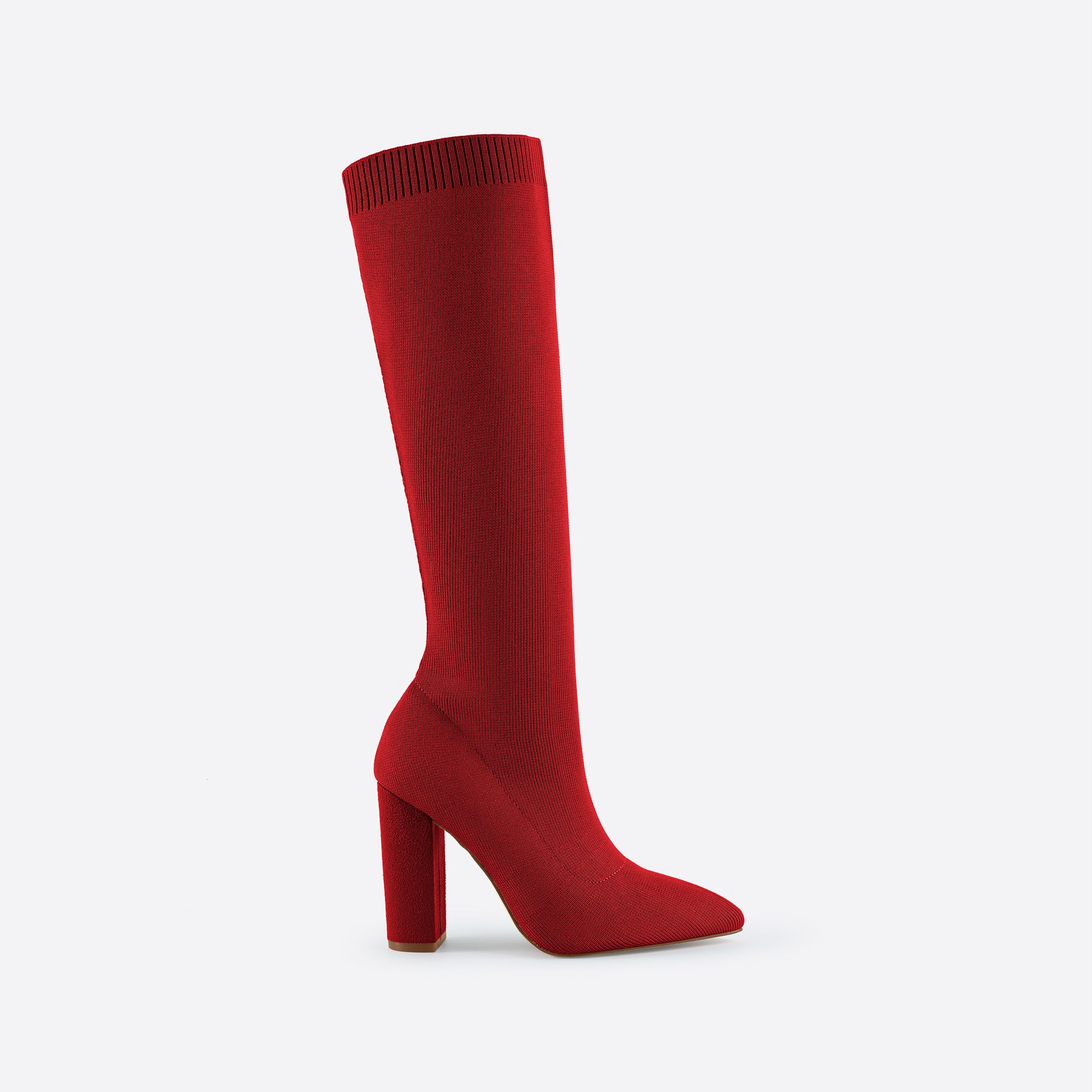 MOUSSE FIT Women Pointed Toe Sock Boots