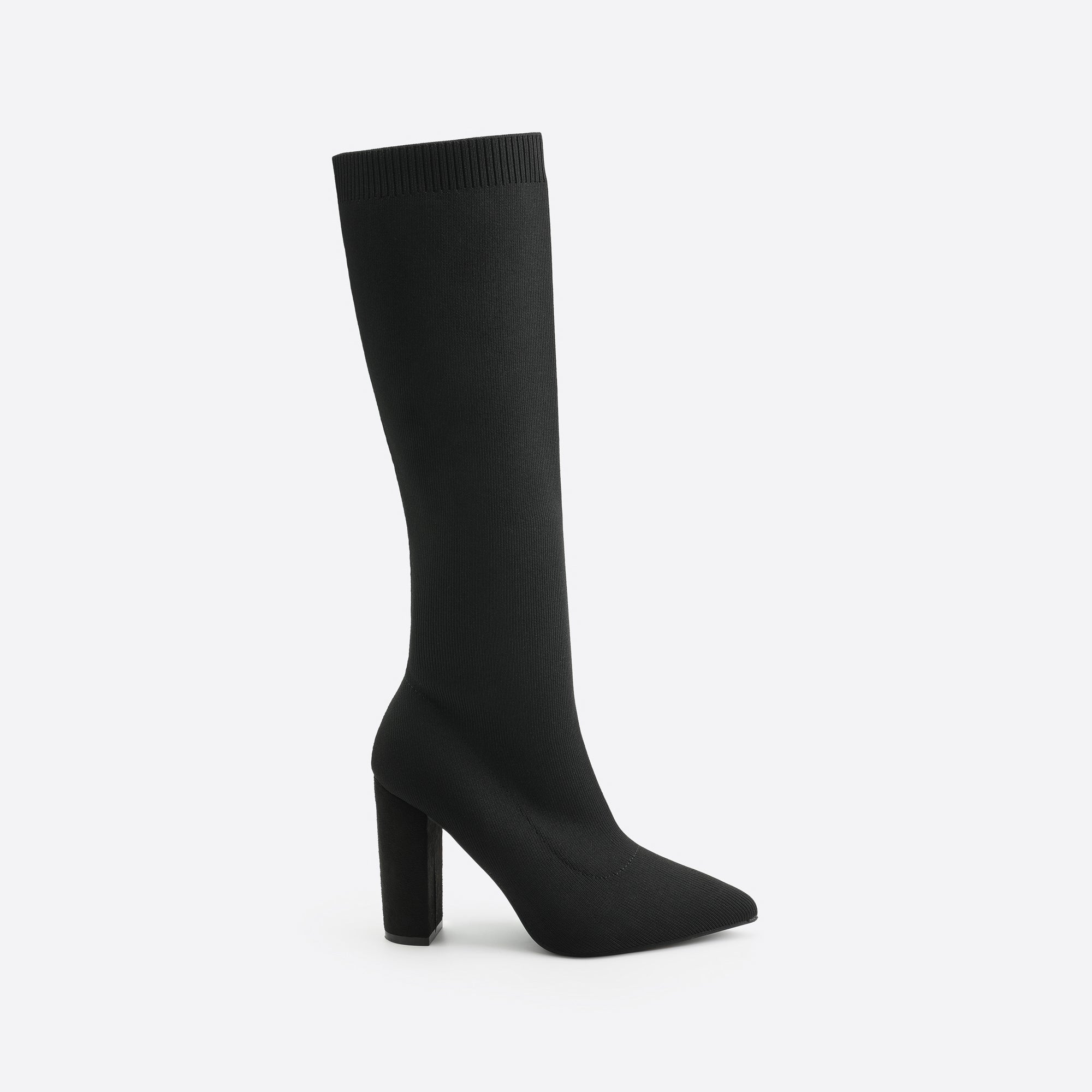 MOUSSE FIT Pointed Toe Sock Boots