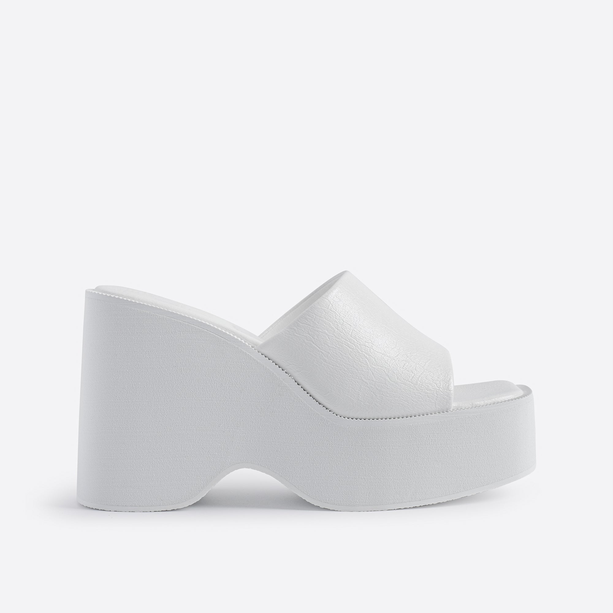 Minimalist Wedge Slide Sandals