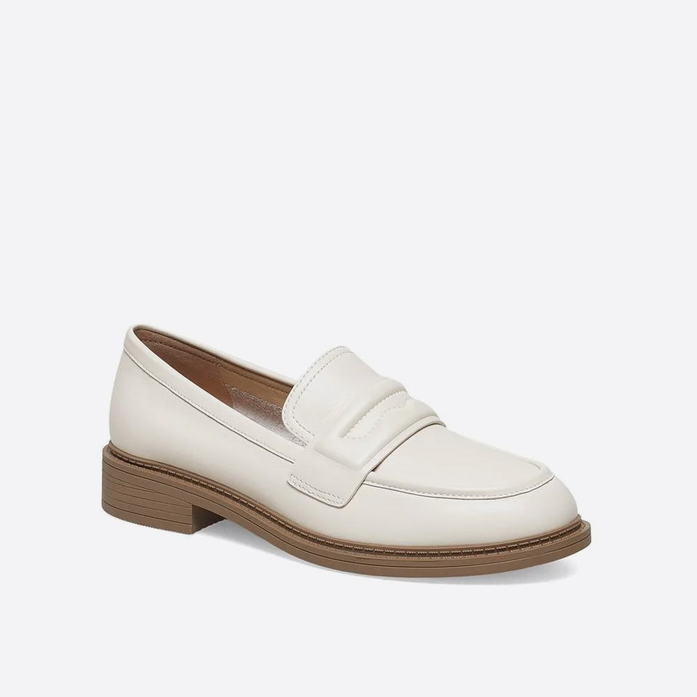 Daily Basic Slip-on Leather Loafers