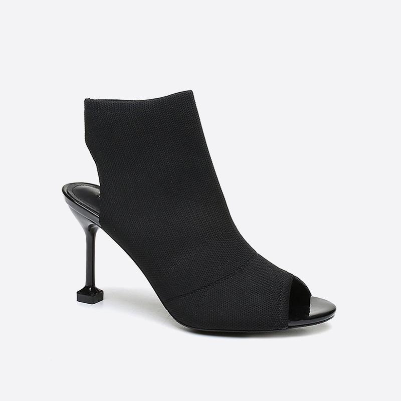 MOUSSE FIT Stretchy Roman Boots&Heels