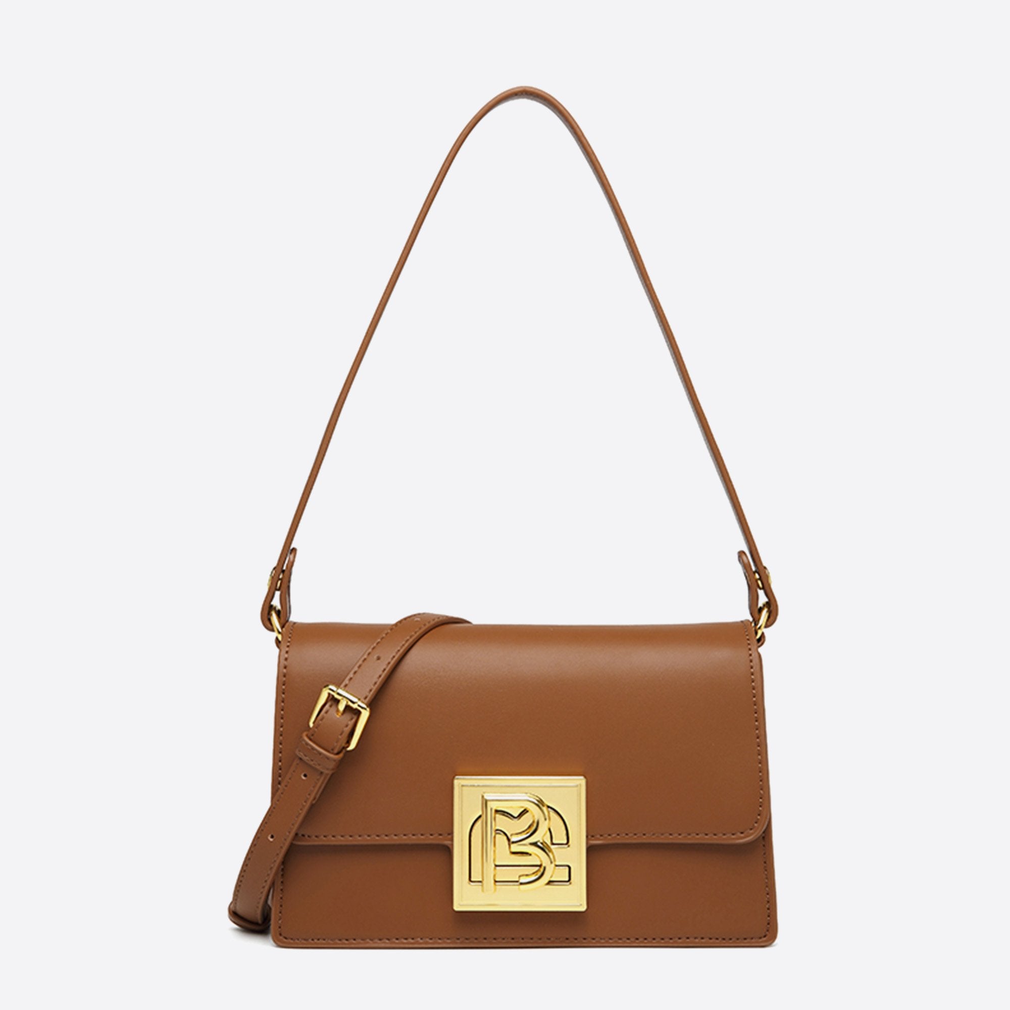Classic Belt Metal Buckle Shoulder Square Bags
