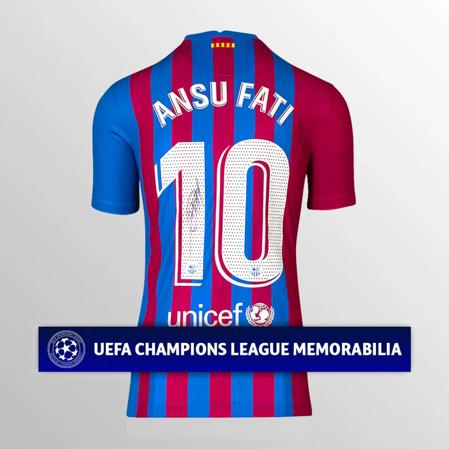Fati's Barcelona Adventure - Thrilling 2021/22 Shirt-The Autograph Arena