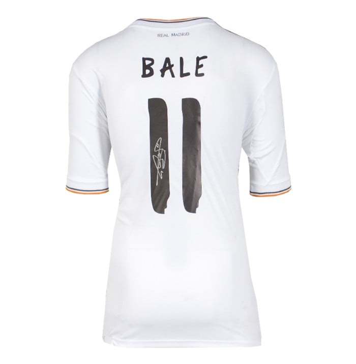 Bale's Real Madrid Heroics - Legendary 2013/14 Shirt-The Autograph Arena