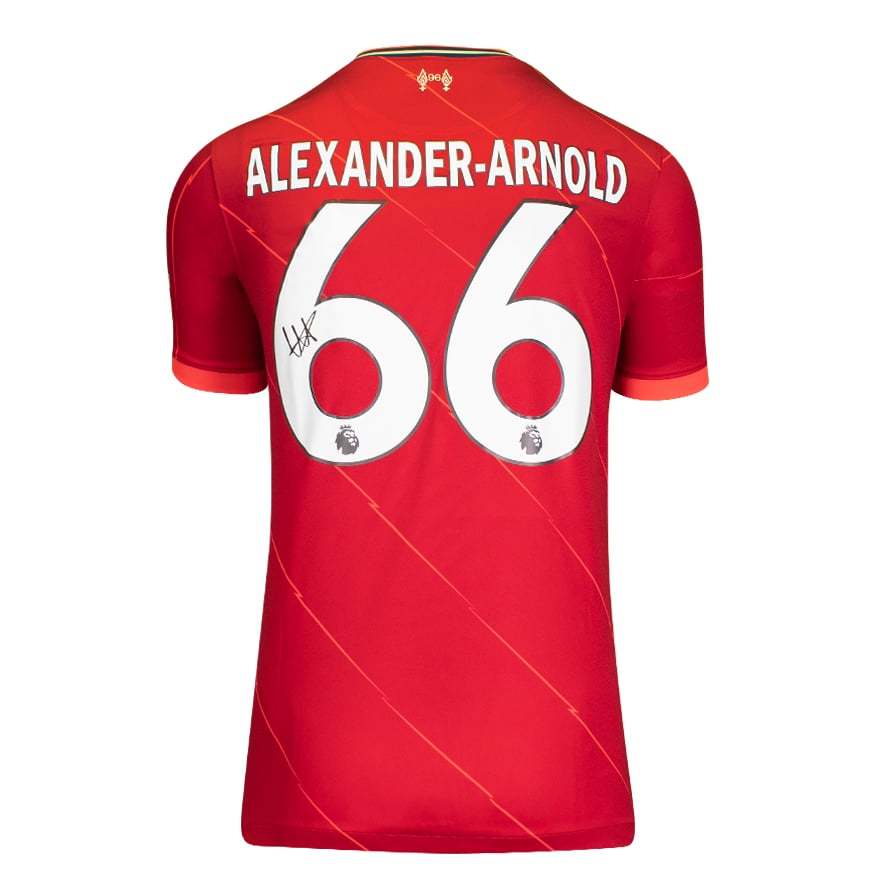 Arnold's Liverpool Triumph - Heroic 2021/22 Jersey-The Autograph Arena
