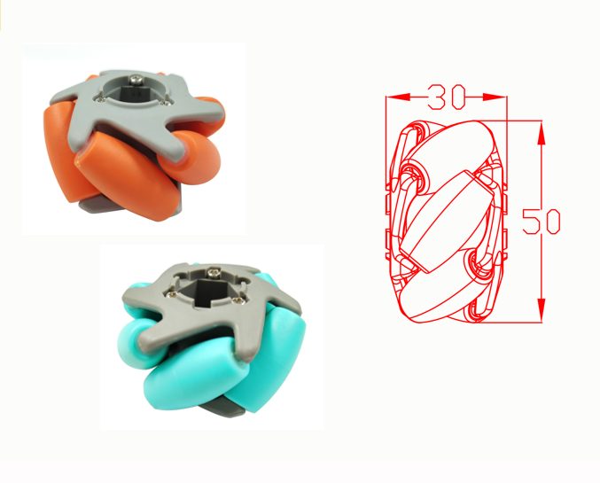 Hot sale Use for logistics sorting equipment FU LAI WHEEL OMNI wheel FU LAI WHEEL