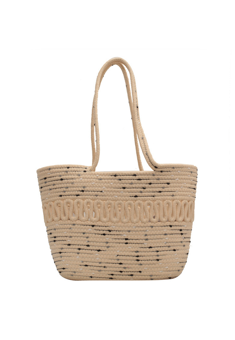 2023 New Hollow Woven Beach Vacation Tote Bag Large Women Bag CA080711BE