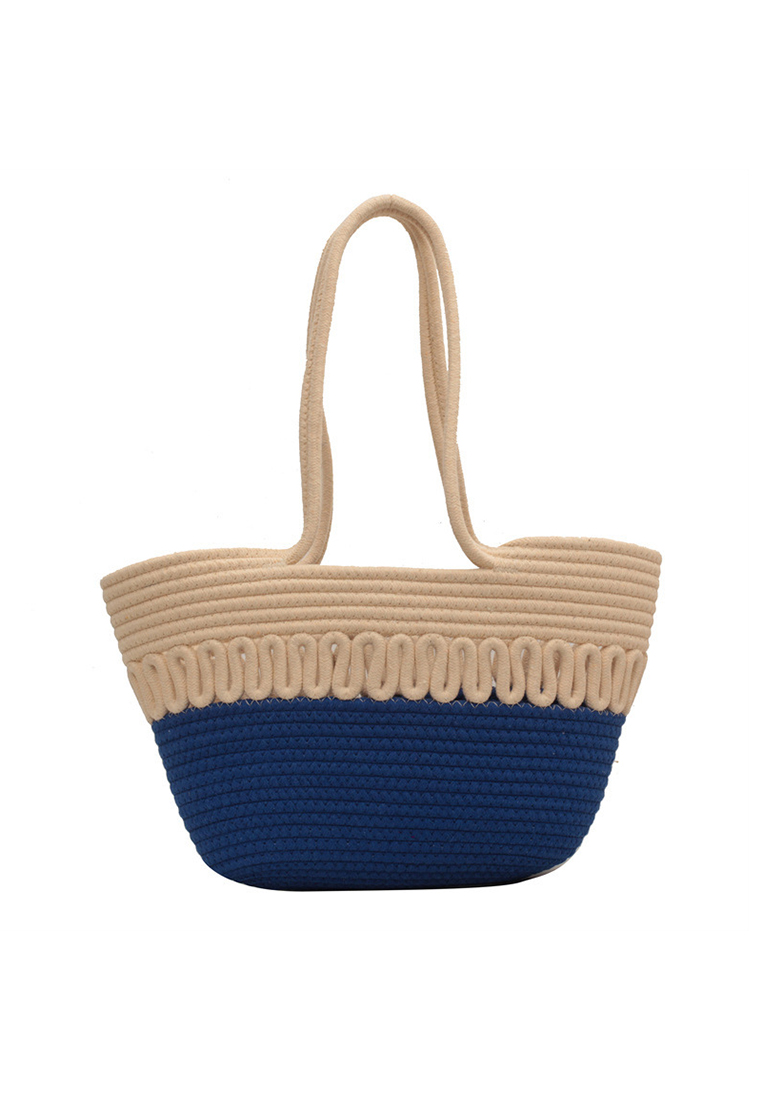 2023 New Hollow Woven Beach Vacation Tote Bag Large Women Bag CA080711BE