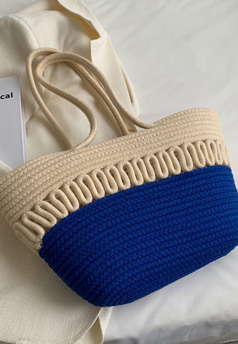 2023 New Hollow Woven Beach Vacation Tote Bag Large Women Bag CA080711BE