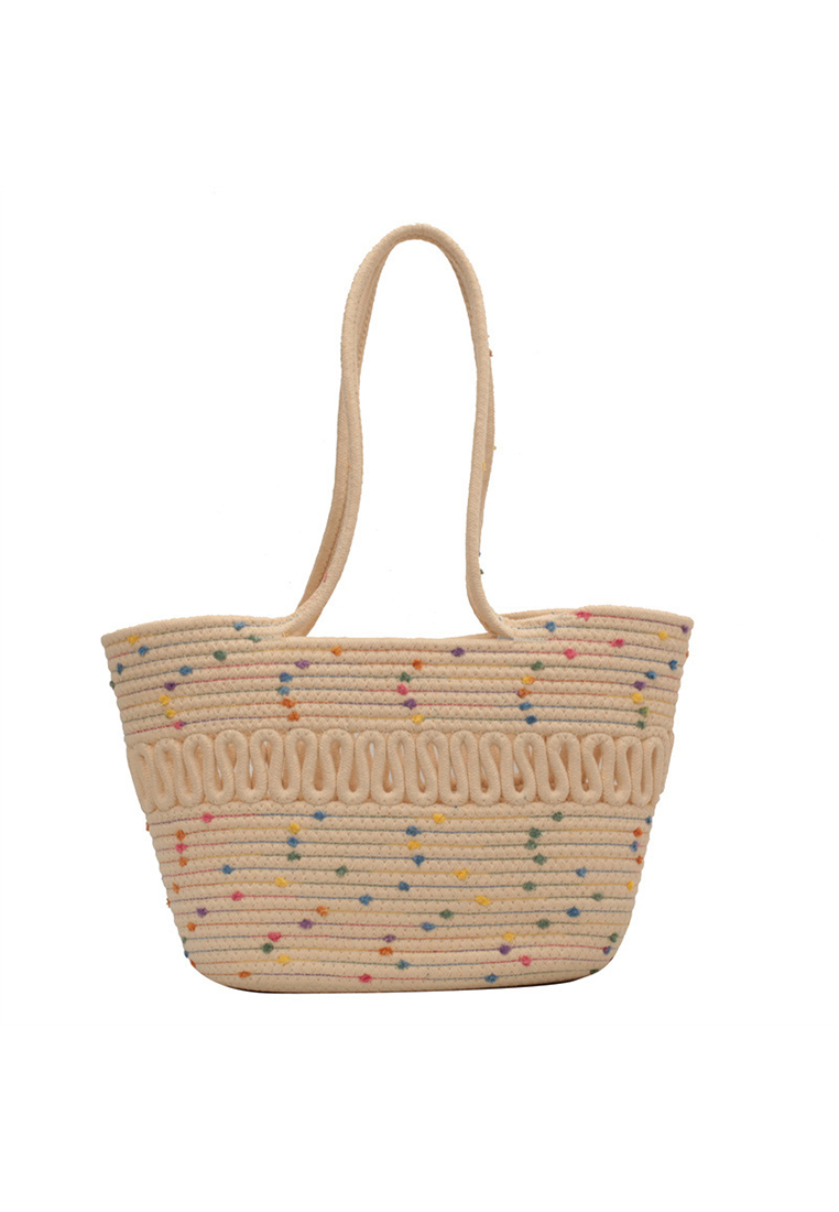 2023 New Hollow Woven Beach Vacation Tote Bag Large Women Bag CA080711BE