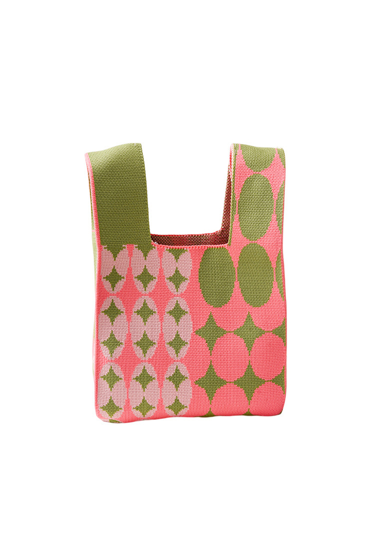 2023 New Personalized Woven Casual Multi Pattern  Tote Bag CA080714