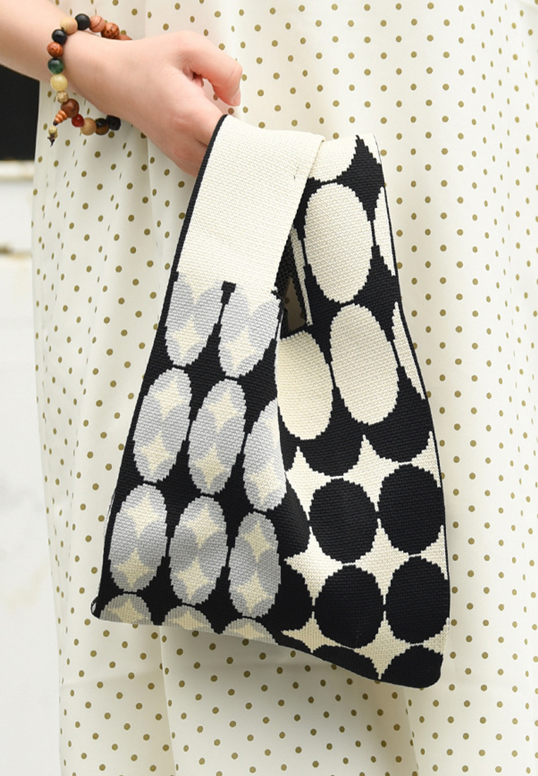 2023 New Personalized Woven Casual Multi Pattern  Tote Bag CA080714