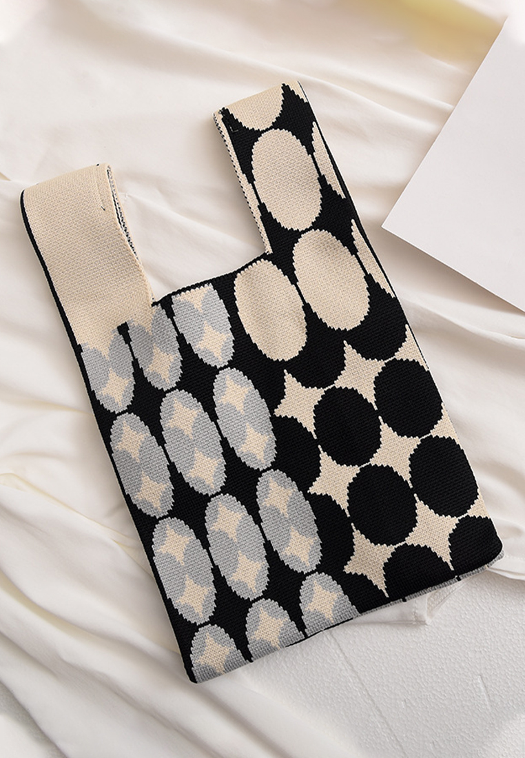 2023 New Personalized Woven Casual Multi Pattern  Tote Bag CA080714