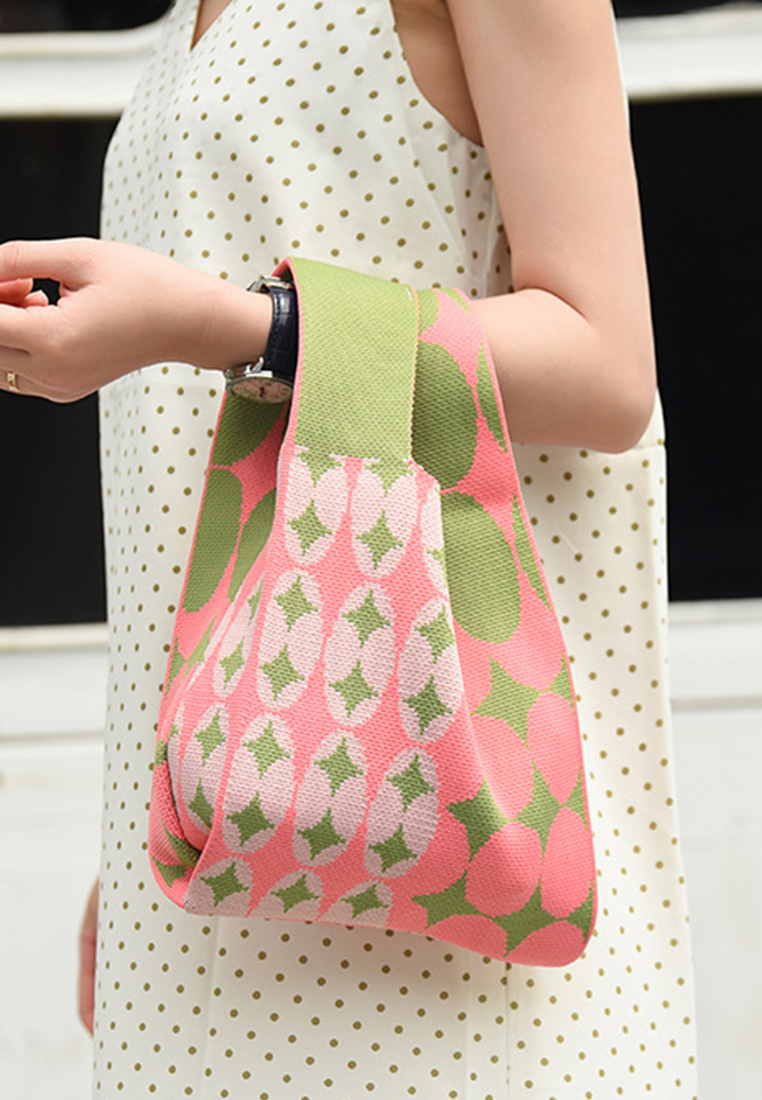 2023 New Personalized Woven Casual Multi Pattern  Tote Bag CA080714