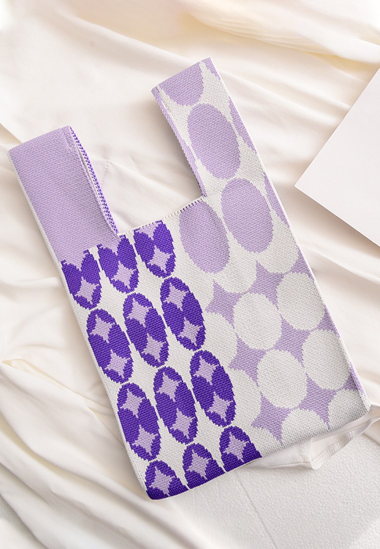 2023 New Personalized Woven Casual Multi Pattern  Tote Bag CA080714