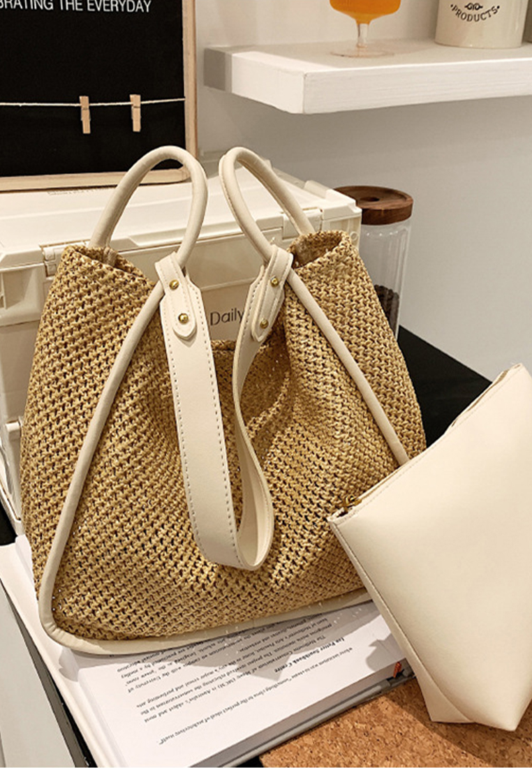 2023 New Women Large Capacity Shopping Bag Tote Bag CA080706WH